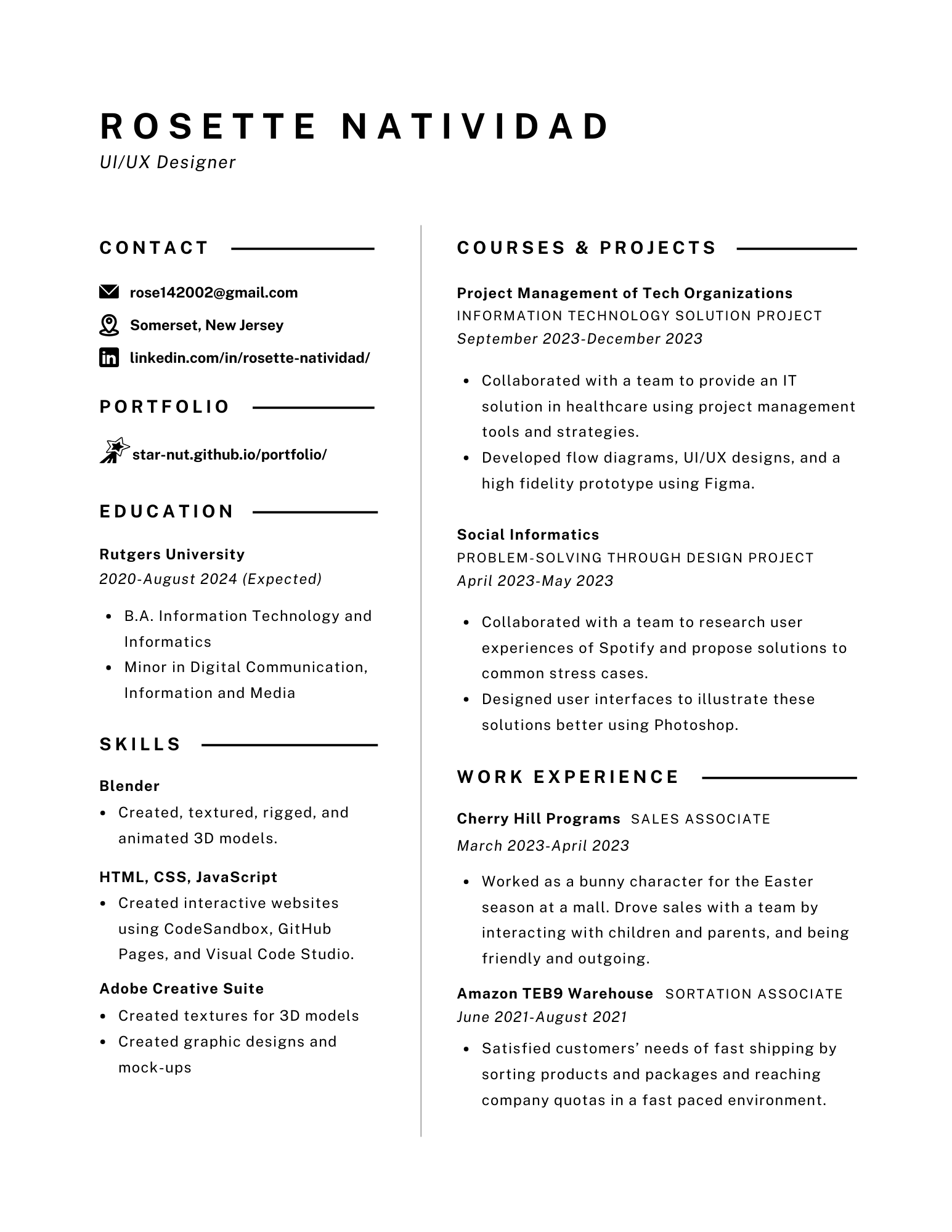 Resume image